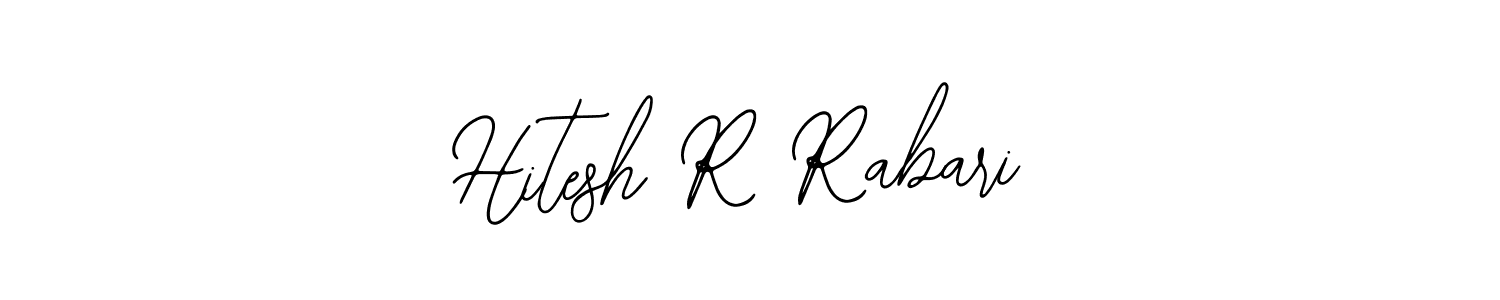 Use a signature maker to create a handwritten signature online. With this signature software, you can design (Bearetta-2O07w) your own signature for name Hitesh R Rabari. Hitesh R Rabari signature style 12 images and pictures png