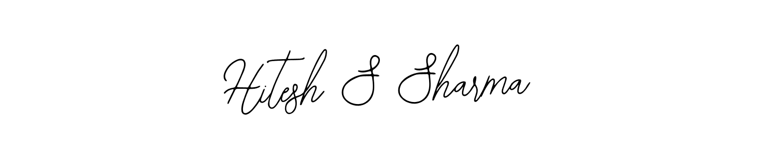 Design your own signature with our free online signature maker. With this signature software, you can create a handwritten (Bearetta-2O07w) signature for name Hitesh S Sharma. Hitesh S Sharma signature style 12 images and pictures png