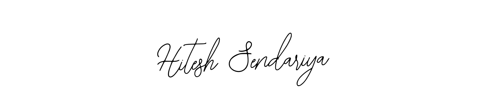 You can use this online signature creator to create a handwritten signature for the name Hitesh Sendariya. This is the best online autograph maker. Hitesh Sendariya signature style 12 images and pictures png