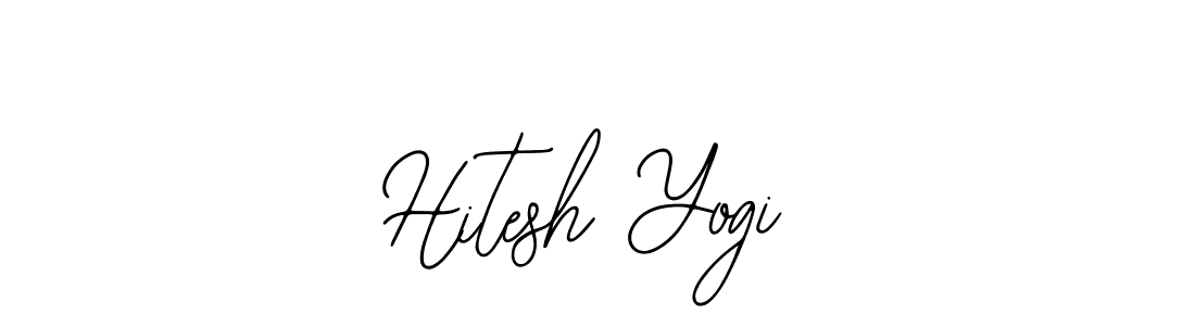 Design your own signature with our free online signature maker. With this signature software, you can create a handwritten (Bearetta-2O07w) signature for name Hitesh Yogi. Hitesh Yogi signature style 12 images and pictures png
