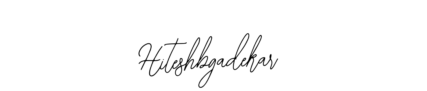 Make a short Hiteshbgadekar signature style. Manage your documents anywhere anytime using Bearetta-2O07w. Create and add eSignatures, submit forms, share and send files easily. Hiteshbgadekar signature style 12 images and pictures png