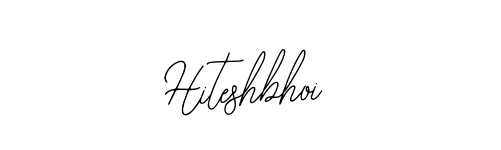Design your own signature with our free online signature maker. With this signature software, you can create a handwritten (Bearetta-2O07w) signature for name Hiteshbhoi. Hiteshbhoi signature style 12 images and pictures png
