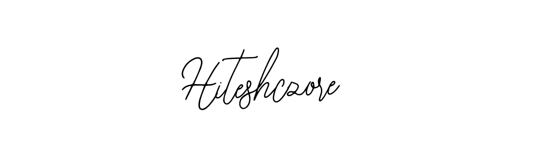 Design your own signature with our free online signature maker. With this signature software, you can create a handwritten (Bearetta-2O07w) signature for name Hiteshczore. Hiteshczore signature style 12 images and pictures png