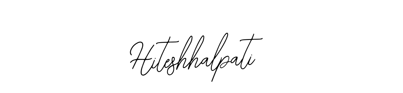 How to make Hiteshhalpati name signature. Use Bearetta-2O07w style for creating short signs online. This is the latest handwritten sign. Hiteshhalpati signature style 12 images and pictures png