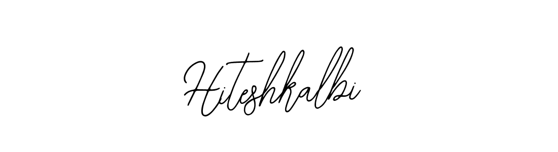 How to make Hiteshkalbi signature? Bearetta-2O07w is a professional autograph style. Create handwritten signature for Hiteshkalbi name. Hiteshkalbi signature style 12 images and pictures png