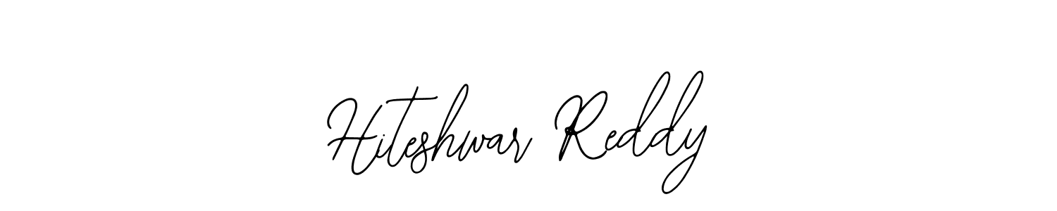 You should practise on your own different ways (Bearetta-2O07w) to write your name (Hiteshwar Reddy) in signature. don't let someone else do it for you. Hiteshwar Reddy signature style 12 images and pictures png