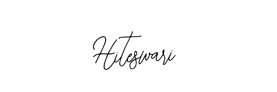 You should practise on your own different ways (Bearetta-2O07w) to write your name (Hiteswari) in signature. don't let someone else do it for you. Hiteswari signature style 12 images and pictures png