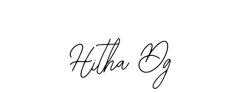 Similarly Bearetta-2O07w is the best handwritten signature design. Signature creator online .You can use it as an online autograph creator for name Hitha Dg. Hitha Dg signature style 12 images and pictures png