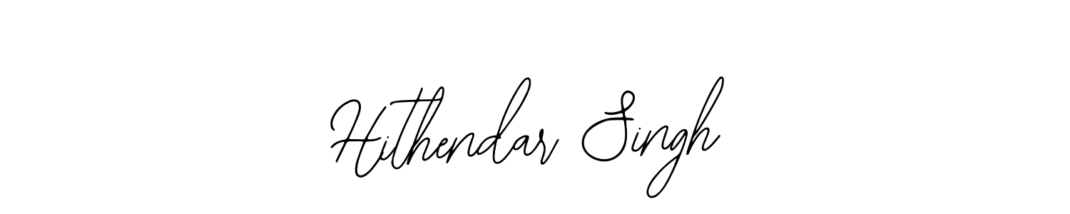 How to make Hithendar Singh signature? Bearetta-2O07w is a professional autograph style. Create handwritten signature for Hithendar Singh name. Hithendar Singh signature style 12 images and pictures png