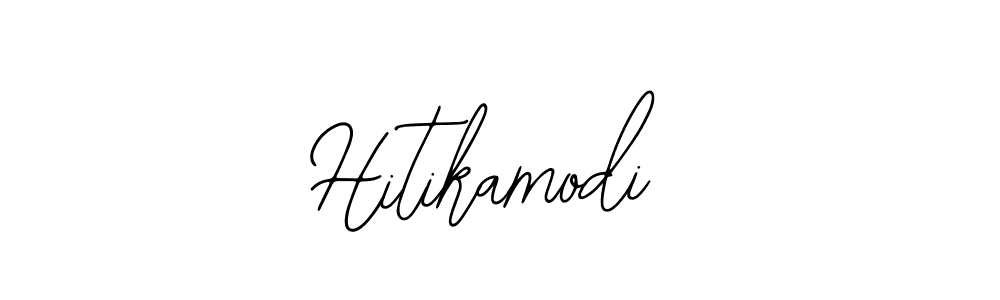 Also we have Hitikamodi name is the best signature style. Create professional handwritten signature collection using Bearetta-2O07w autograph style. Hitikamodi signature style 12 images and pictures png