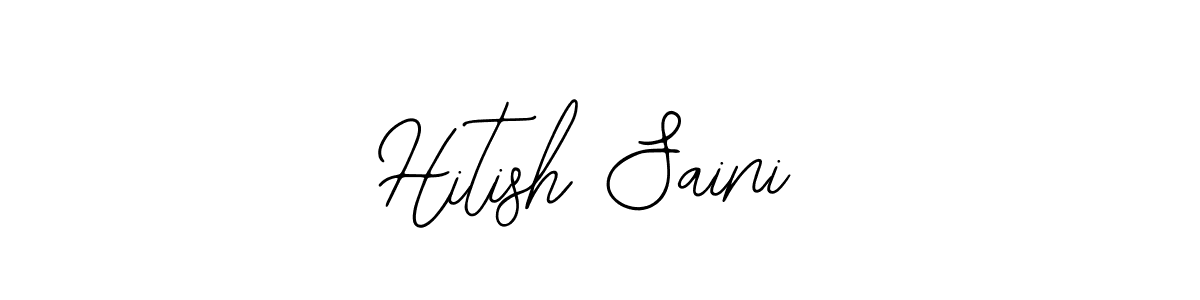 You can use this online signature creator to create a handwritten signature for the name Hitish Saini. This is the best online autograph maker. Hitish Saini signature style 12 images and pictures png