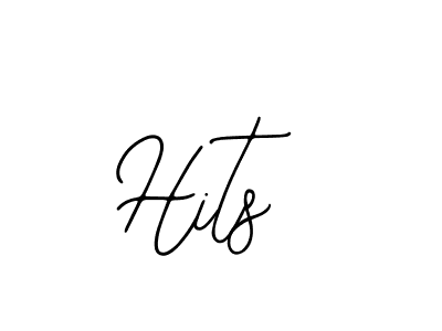 Use a signature maker to create a handwritten signature online. With this signature software, you can design (Bearetta-2O07w) your own signature for name Hits. Hits signature style 12 images and pictures png