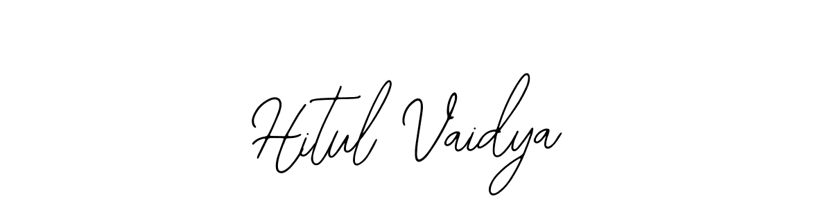 Make a short Hitul Vaidya signature style. Manage your documents anywhere anytime using Bearetta-2O07w. Create and add eSignatures, submit forms, share and send files easily. Hitul Vaidya signature style 12 images and pictures png
