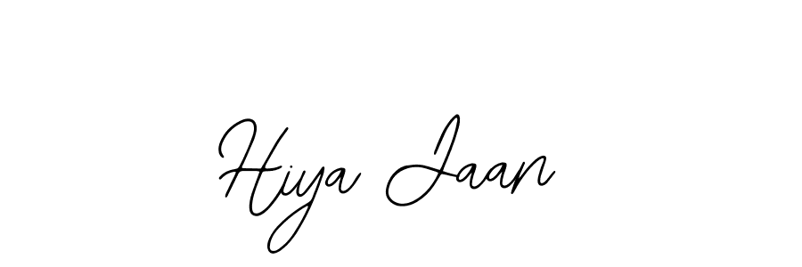 Design your own signature with our free online signature maker. With this signature software, you can create a handwritten (Bearetta-2O07w) signature for name Hiya Jaan. Hiya Jaan signature style 12 images and pictures png