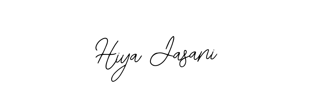 Also we have Hiya Jasani name is the best signature style. Create professional handwritten signature collection using Bearetta-2O07w autograph style. Hiya Jasani signature style 12 images and pictures png