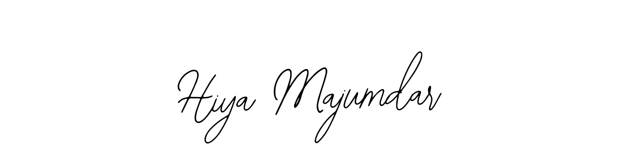 Hiya Majumdar stylish signature style. Best Handwritten Sign (Bearetta-2O07w) for my name. Handwritten Signature Collection Ideas for my name Hiya Majumdar. Hiya Majumdar signature style 12 images and pictures png