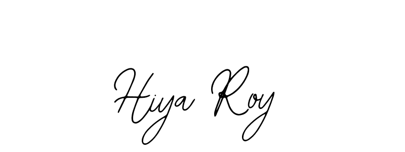 Design your own signature with our free online signature maker. With this signature software, you can create a handwritten (Bearetta-2O07w) signature for name Hiya Roy. Hiya Roy signature style 12 images and pictures png