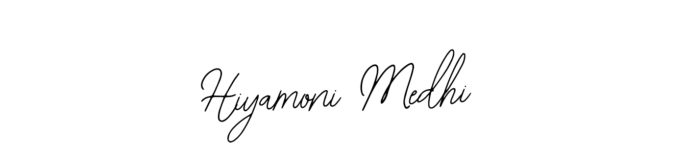Make a beautiful signature design for name Hiyamoni Medhi. Use this online signature maker to create a handwritten signature for free. Hiyamoni Medhi signature style 12 images and pictures png