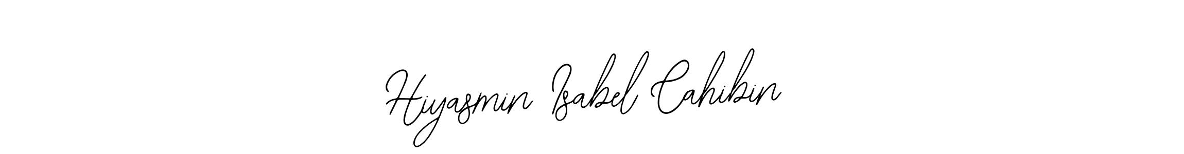 Also You can easily find your signature by using the search form. We will create Hiyasmin Isabel Cahibin name handwritten signature images for you free of cost using Bearetta-2O07w sign style. Hiyasmin Isabel Cahibin signature style 12 images and pictures png
