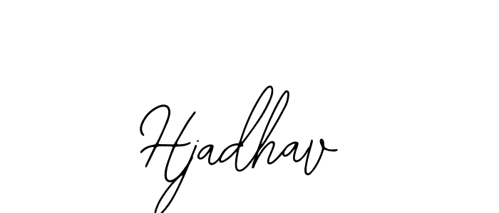 The best way (Bearetta-2O07w) to make a short signature is to pick only two or three words in your name. The name Hjadhav include a total of six letters. For converting this name. Hjadhav signature style 12 images and pictures png
