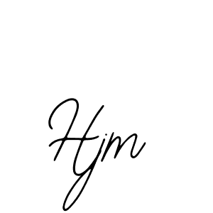 Create a beautiful signature design for name Hjm. With this signature (Bearetta-2O07w) fonts, you can make a handwritten signature for free. Hjm signature style 12 images and pictures png