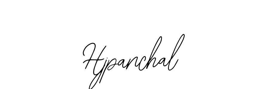 How to make Hjpanchal signature? Bearetta-2O07w is a professional autograph style. Create handwritten signature for Hjpanchal name. Hjpanchal signature style 12 images and pictures png