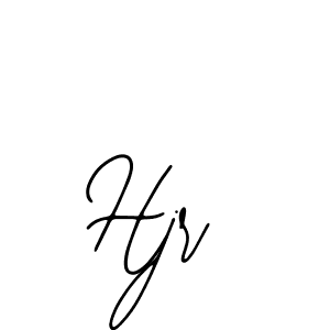 Similarly Bearetta-2O07w is the best handwritten signature design. Signature creator online .You can use it as an online autograph creator for name Hjr. Hjr signature style 12 images and pictures png