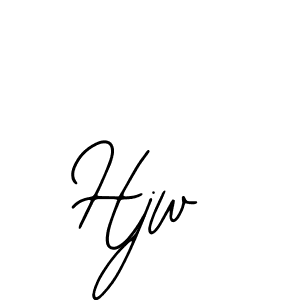 The best way (Bearetta-2O07w) to make a short signature is to pick only two or three words in your name. The name Hjw include a total of six letters. For converting this name. Hjw signature style 12 images and pictures png