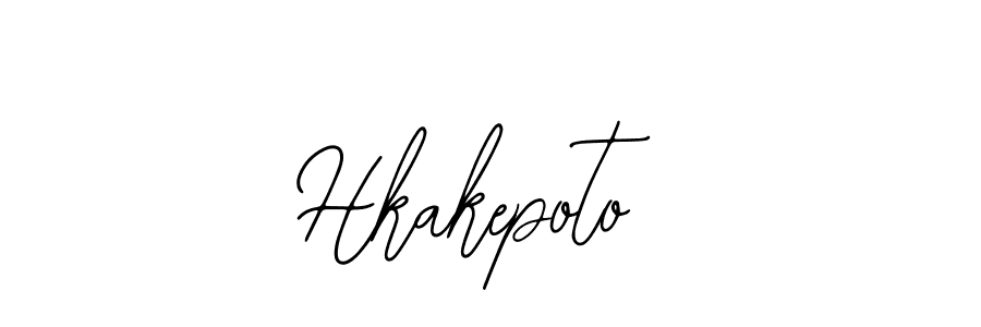 Use a signature maker to create a handwritten signature online. With this signature software, you can design (Bearetta-2O07w) your own signature for name Hkakepoto. Hkakepoto signature style 12 images and pictures png
