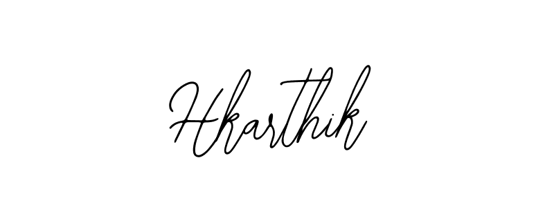 Create a beautiful signature design for name Hkarthik. With this signature (Bearetta-2O07w) fonts, you can make a handwritten signature for free. Hkarthik signature style 12 images and pictures png