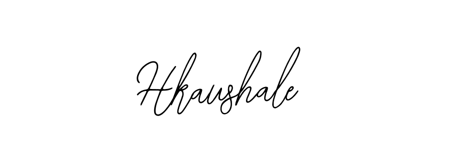 Use a signature maker to create a handwritten signature online. With this signature software, you can design (Bearetta-2O07w) your own signature for name Hkaushale. Hkaushale signature style 12 images and pictures png