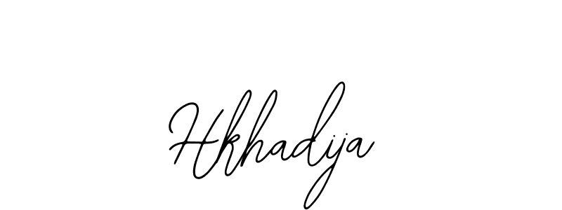 if you are searching for the best signature style for your name Hkhadija. so please give up your signature search. here we have designed multiple signature styles  using Bearetta-2O07w. Hkhadija signature style 12 images and pictures png