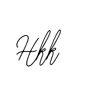 Design your own signature with our free online signature maker. With this signature software, you can create a handwritten (Bearetta-2O07w) signature for name Hkk. Hkk signature style 12 images and pictures png