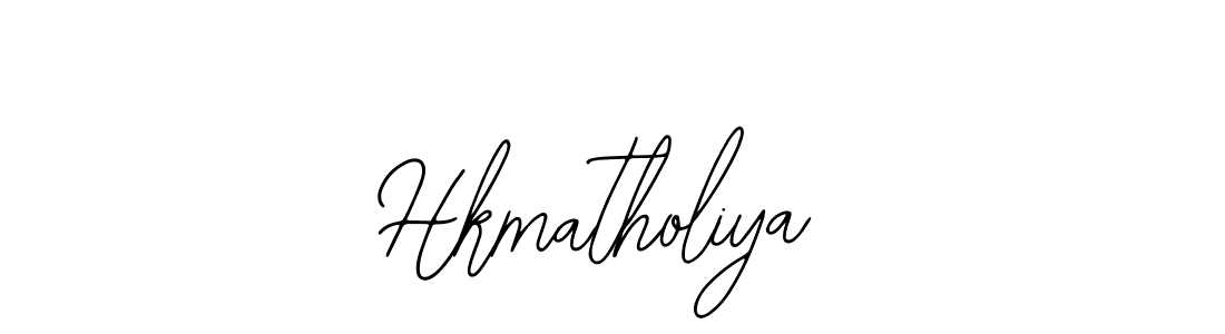 The best way (Bearetta-2O07w) to make a short signature is to pick only two or three words in your name. The name Hkmatholiya include a total of six letters. For converting this name. Hkmatholiya signature style 12 images and pictures png