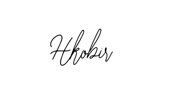 How to make Hkobir name signature. Use Bearetta-2O07w style for creating short signs online. This is the latest handwritten sign. Hkobir signature style 12 images and pictures png