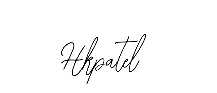 How to make Hkpatel signature? Bearetta-2O07w is a professional autograph style. Create handwritten signature for Hkpatel name. Hkpatel signature style 12 images and pictures png