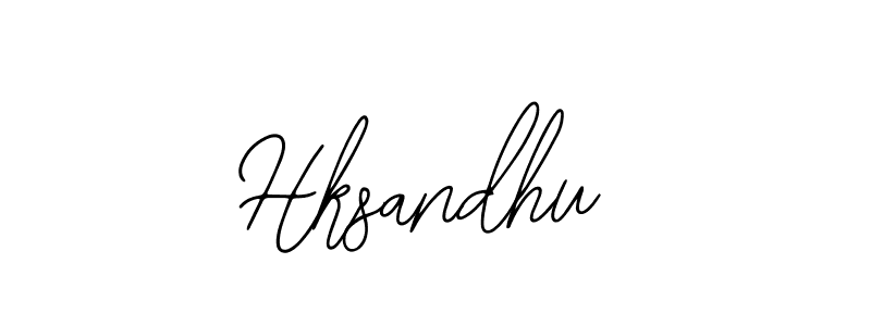 Make a beautiful signature design for name Hksandhu. With this signature (Bearetta-2O07w) style, you can create a handwritten signature for free. Hksandhu signature style 12 images and pictures png