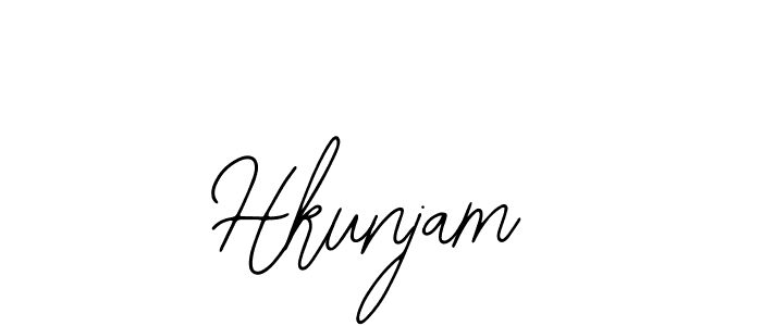 Make a beautiful signature design for name Hkunjam. With this signature (Bearetta-2O07w) style, you can create a handwritten signature for free. Hkunjam signature style 12 images and pictures png