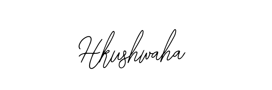 if you are searching for the best signature style for your name Hkushwaha. so please give up your signature search. here we have designed multiple signature styles  using Bearetta-2O07w. Hkushwaha signature style 12 images and pictures png