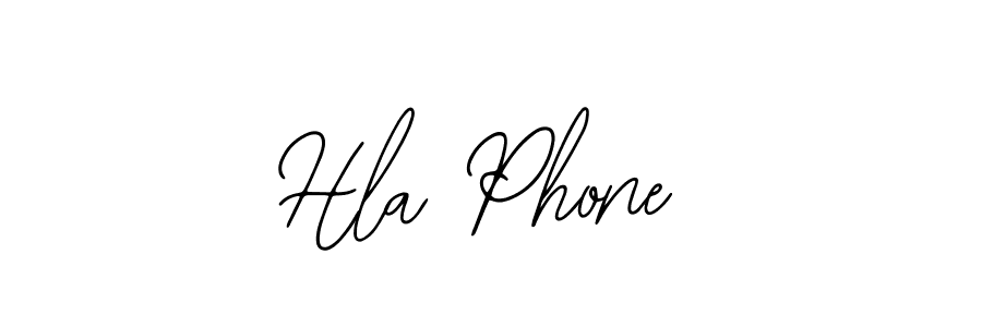 if you are searching for the best signature style for your name Hla Phone. so please give up your signature search. here we have designed multiple signature styles  using Bearetta-2O07w. Hla Phone signature style 12 images and pictures png