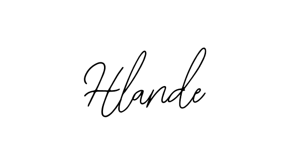 How to Draw Hlande signature style? Bearetta-2O07w is a latest design signature styles for name Hlande. Hlande signature style 12 images and pictures png