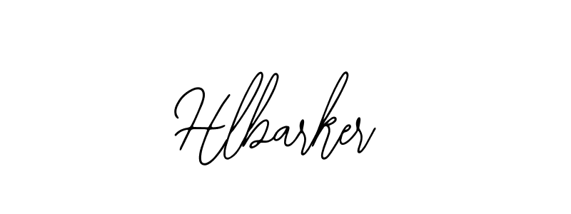 Make a beautiful signature design for name Hlbarker. With this signature (Bearetta-2O07w) style, you can create a handwritten signature for free. Hlbarker signature style 12 images and pictures png