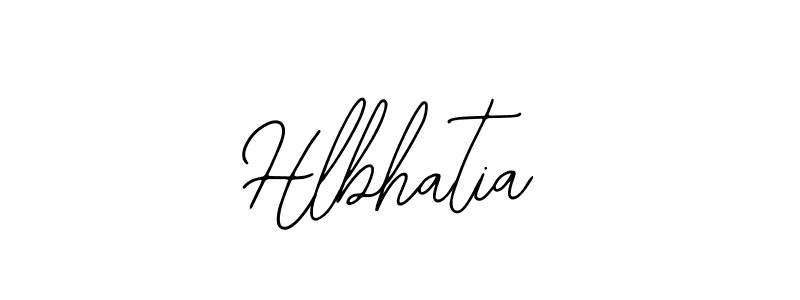 Design your own signature with our free online signature maker. With this signature software, you can create a handwritten (Bearetta-2O07w) signature for name Hlbhatia. Hlbhatia signature style 12 images and pictures png