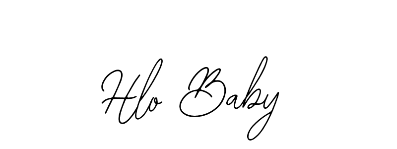 Also we have Hlo Baby name is the best signature style. Create professional handwritten signature collection using Bearetta-2O07w autograph style. Hlo Baby signature style 12 images and pictures png