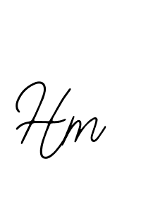 Design your own signature with our free online signature maker. With this signature software, you can create a handwritten (Bearetta-2O07w) signature for name Hm. Hm signature style 12 images and pictures png