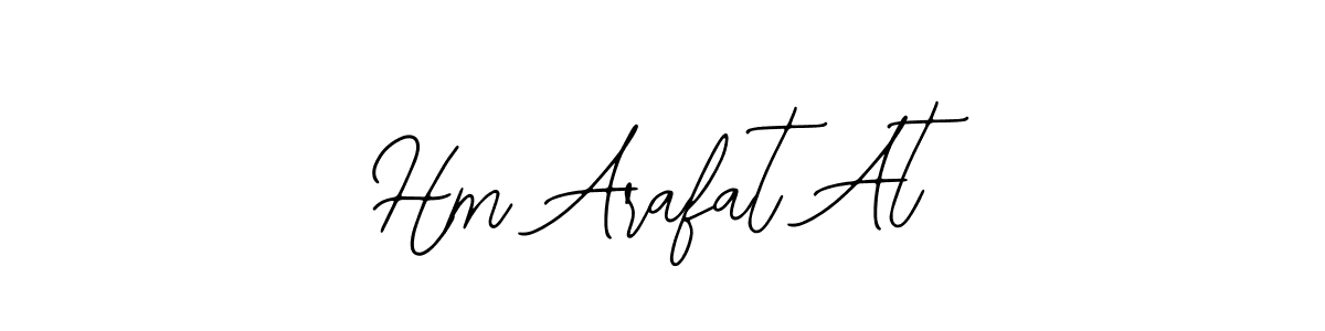 Also You can easily find your signature by using the search form. We will create Hm Arafat At name handwritten signature images for you free of cost using Bearetta-2O07w sign style. Hm Arafat At signature style 12 images and pictures png