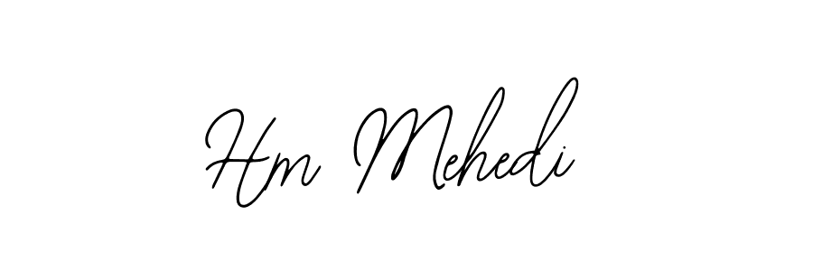 You should practise on your own different ways (Bearetta-2O07w) to write your name (Hm Mehedi) in signature. don't let someone else do it for you. Hm Mehedi signature style 12 images and pictures png