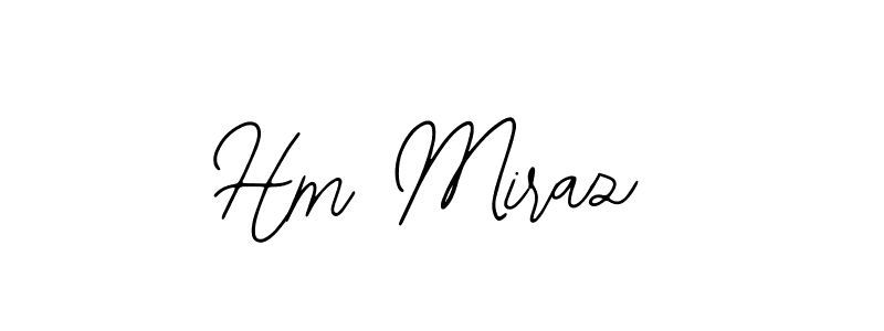 Create a beautiful signature design for name Hm Miraz. With this signature (Bearetta-2O07w) fonts, you can make a handwritten signature for free. Hm Miraz signature style 12 images and pictures png