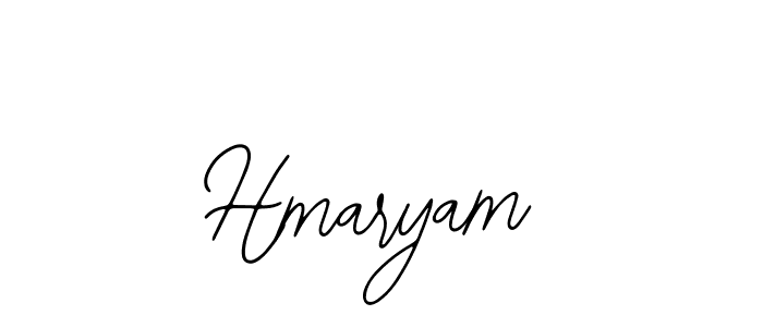 The best way (Bearetta-2O07w) to make a short signature is to pick only two or three words in your name. The name Hmaryam include a total of six letters. For converting this name. Hmaryam signature style 12 images and pictures png