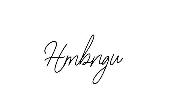 Use a signature maker to create a handwritten signature online. With this signature software, you can design (Bearetta-2O07w) your own signature for name Hmbngu. Hmbngu signature style 12 images and pictures png